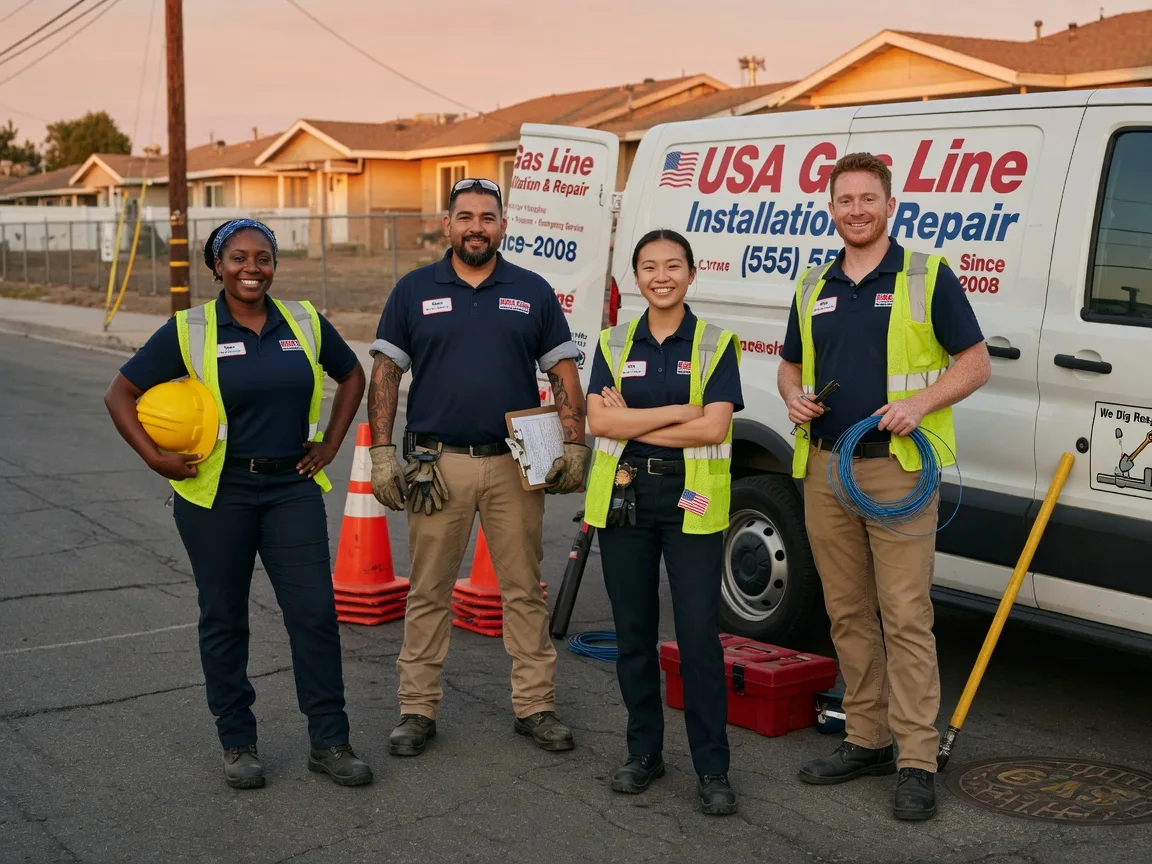 Gas Line Installation company in Yorkville, CA